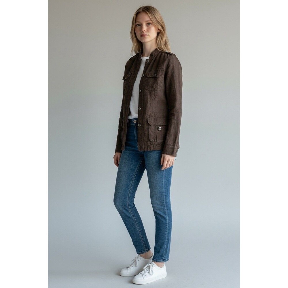Banana Republic Brown Jacket Long Sleeves Lightweight Size XS , Great Condition